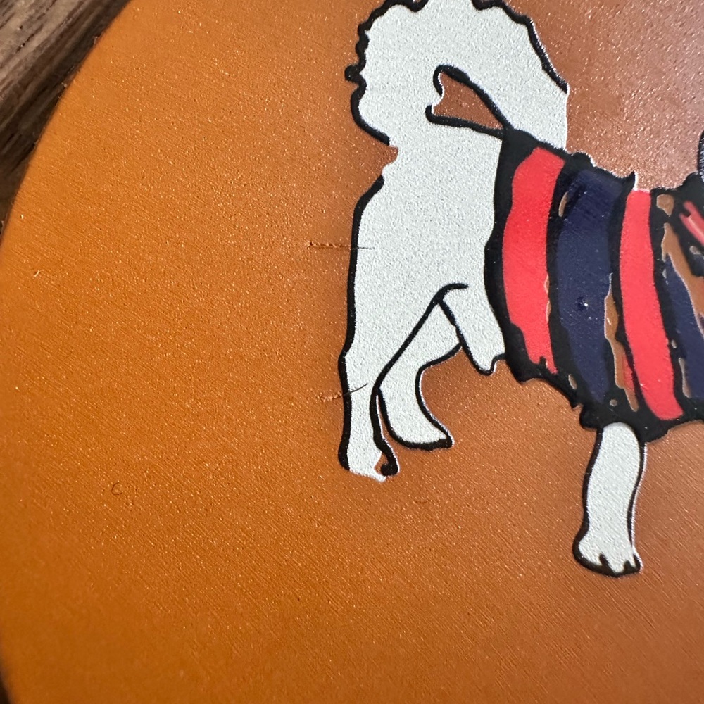 Clare V Cuoio Coasters with Paco Dog - Picture 5 of 5